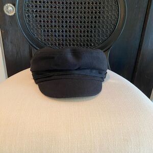 Black Newsboy Cap